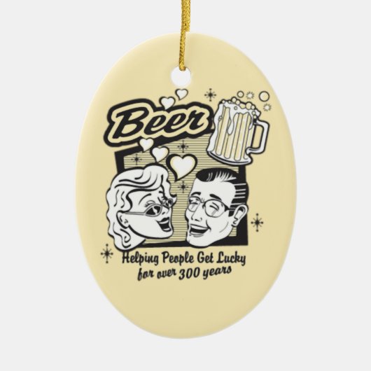 Bier Keramisch Ornament (Voorkant)