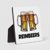 Bier Kerst Reinbeers Fotoplaat (Voorkant)