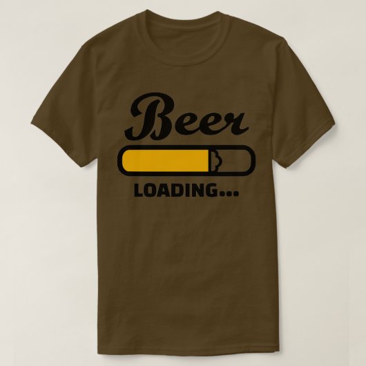 Bier laden t-shirt (Design voorkant)