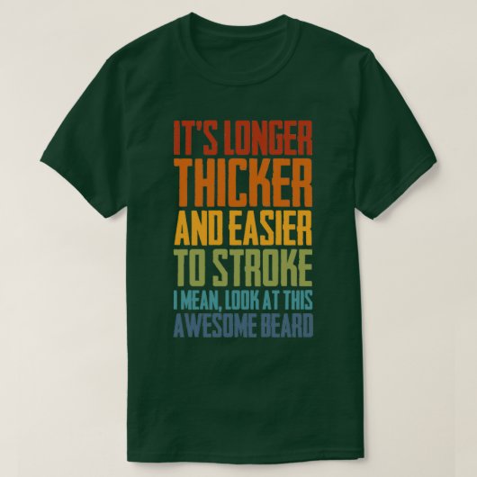Bier langer dikker en eenvoudiger cadeau 1 t-shirt (Design voorkant)