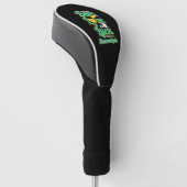 Bier liefde en geluk en Shenanigan op St Patricks Golfheadcover (Schuin)