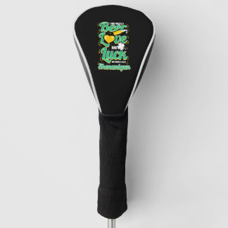 Bier liefde en geluk en Shenanigan op St Patricks Golfheadcover
