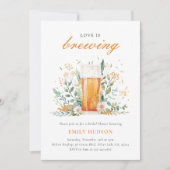 Bier Liefde is Brouwen Bruids Douche Uitnodiging (Voorkant)
