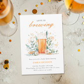 Bier Liefde is Brouwen Bruids Douche Uitnodiging
