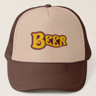 Bier Logo - Geel Trucker Pet