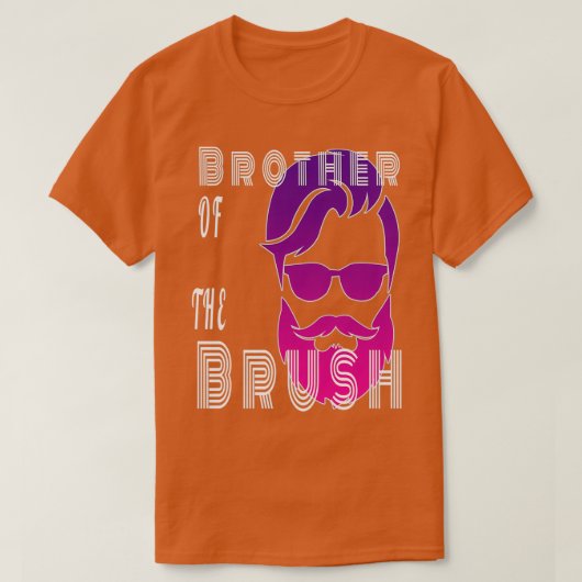 Bier Lover Brother van het borstelidee T-shirt (Design voorkant)