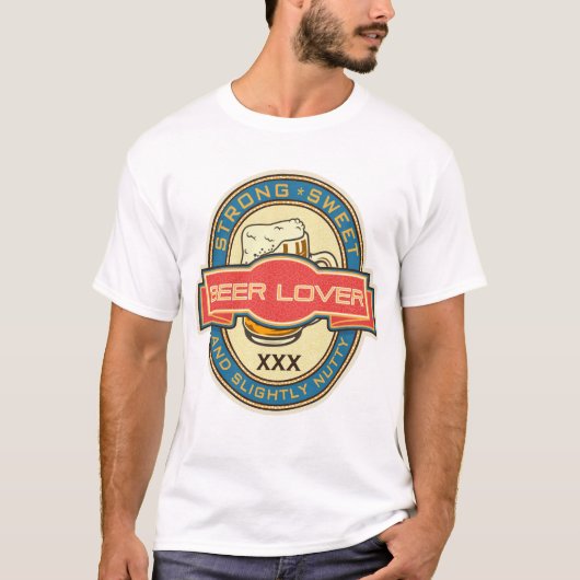 Bier Lover's Unisex T-Shirt (Voorkant)