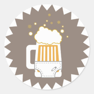 Bier & Luier Feest   STICKERS