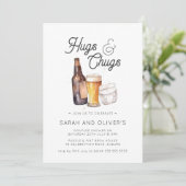 Bier & Luiers Knuffels en Chuggs Koppels Baby show Kaart (Staand voorkant)