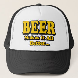 Bier Maakt Het Better - Grappige Bierliefhebbers S Trucker Pet