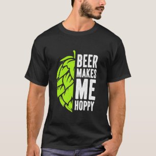 Bier maakt me blij t-shirt