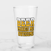 Bier maakt me geweldig glas (Voorkant)