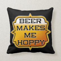 Bier maakt me HOPPY - Sierkussen 16 x 16 inch