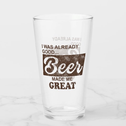 Bier maakte me groot glas (Achterkant)