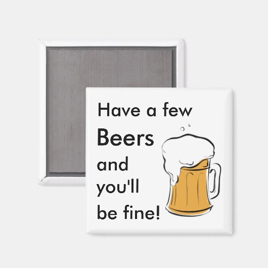 Bier Magneet (Voorkant / Achterkant)