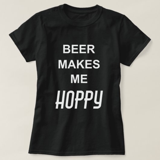 BIER MAKT ME UITBUNDELIG Dames T-shirt (Design voorkant)