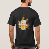 Bier mannen en vrouwen T-shirts (Achterkant)
