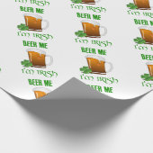 Bier me ben ik Iers Cadeaupapier (Hoek)