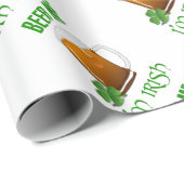 Bier me ben ik Iers Cadeaupapier (Rol Hoek)