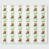 Bier me ben ik Iers Cadeaupapier (Vlak)