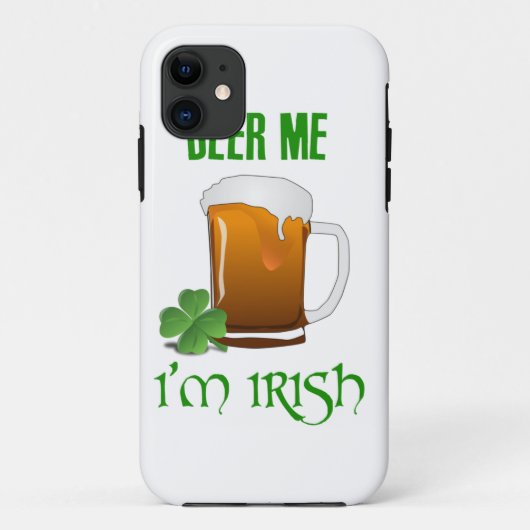 Bier me ben ik Iers Case-Mate iPhone Case (Achterkant)