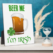 Bier me ben ik Iers Fotoplaat (Zijkant)