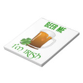 Bier me ben ik Iers Notitieblok (Linkerzijde)