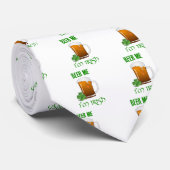 Bier me ben ik Iers Stropdas (Opgerold)