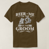 Bier me de kleine zuster van de bruindrinker t-shirt (Design voorkant)