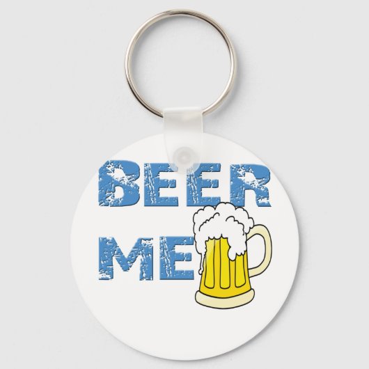 bier me grappig sleutelhanger (Voorkant)