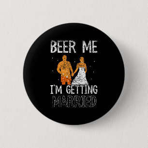 Bier Me Ik Ga Trouwen Feest Bruidegom Bachelor Br Ronde Button 5,7 Cm