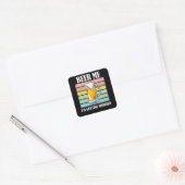 Bier Me Ik Ga Trouwen Grappige Bruidegom Vierkante Sticker (Envelop)