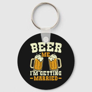 Bier Me Ik Ga Trouwen Stag Party Bruidegom Squad Sleutelhanger