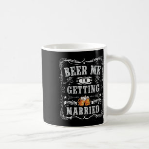 Bier Me Ik Ga Trouwen Vintage Bruidegom Funny Ma Koffiemok