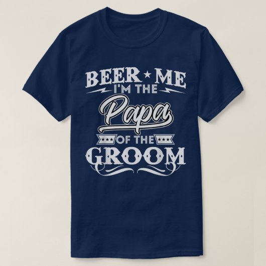 Bier me is het papier van de bruindrinkerbier. t-shirt (Design voorkant)