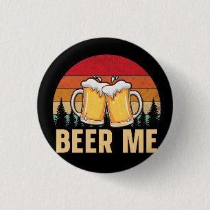 Bier me ontwerp ronde button 3,2 cm