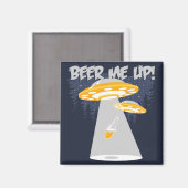 Bier me op! magneet (Voorkant / Achterkant)