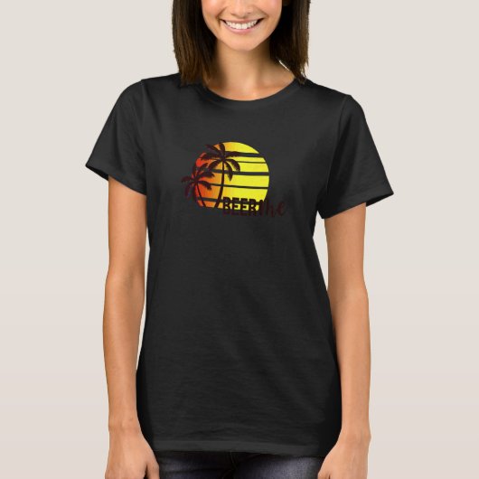 Bier-me-ventilatie en bier Drink T-shirt (Voorkant)
