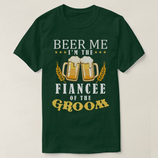Bier Me Vriendin Van De Bruidegom Drinkteam Bruilo T-shirt (Design voorkant)