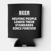 Bier - mensen helpen hun normen te verlagen blikjeskoeler (Voorkant)