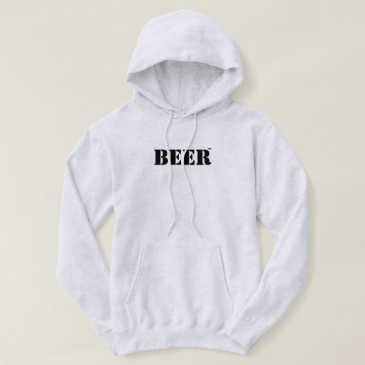 Bier Merk Hoodie (Design voorkant)