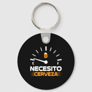 Bier Mexicaanse partij Mannen Necesito Cerveza Cin Sleutelhanger