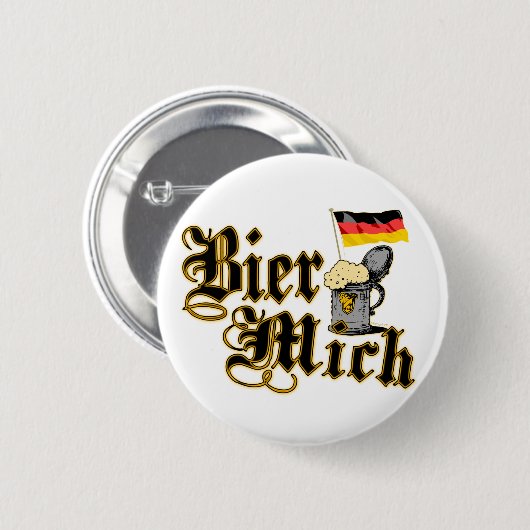 Bier Mich Button (Voorkant /achterkant)