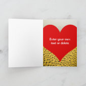 "Bier" Mijn Valentijn Bierglas Feestdagen Kaart (Binnen)