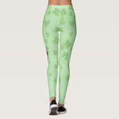 Bier Minnend Iers Pin-Up Meisje Leggings (Achterkant)
