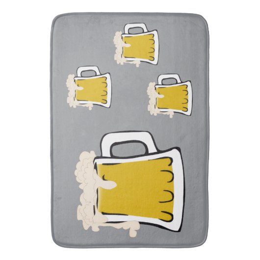 Bier Mok Bad Mat (Voorkant Verticaal)