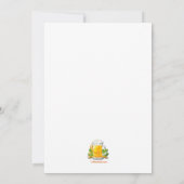 Bier Mok Birthday Party Invitation Kaart (Achterkant)