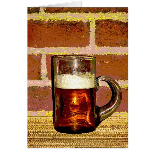 Bier Mok Blanco Kaart (Voorkant)