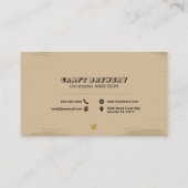 Bier Mok - Brouwerij Rustiek Visitekaartje (Achterkant)