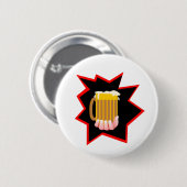Bier Mok Burst Ronde Button 5,7 Cm (Voorkant /achterkant)